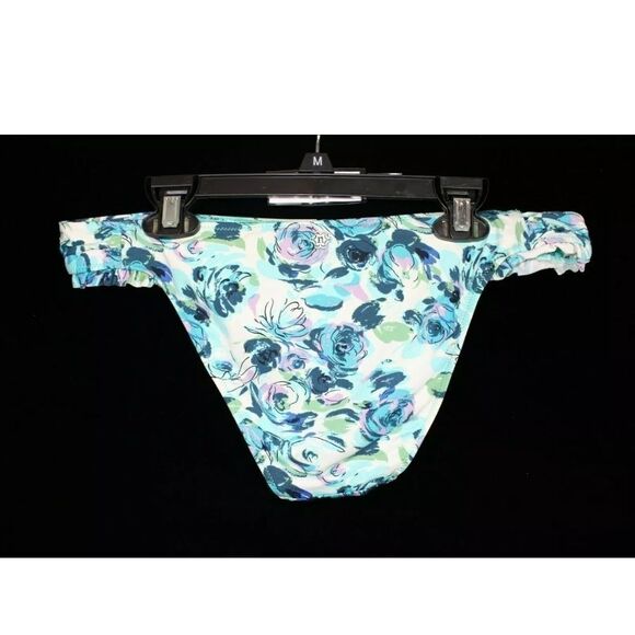 NANETTE LEPORE BANDEAU BIKINI SWIMSUIT SIZE S BLUE - Picture 6 of 9